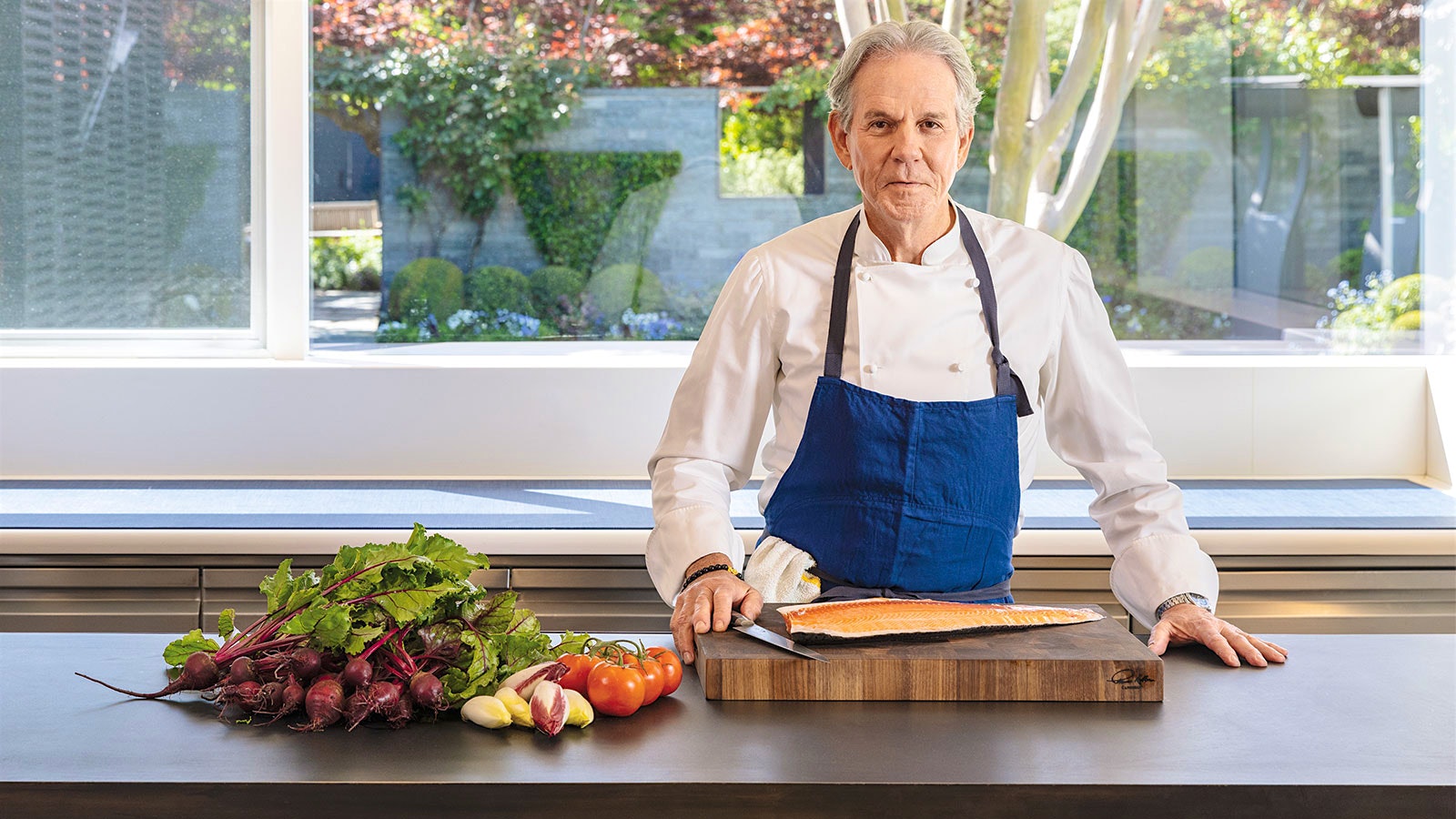 Thomas Keller di dapur Laundry Prancis